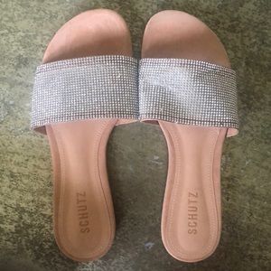 SCHUTZ Crystal Slide, 8